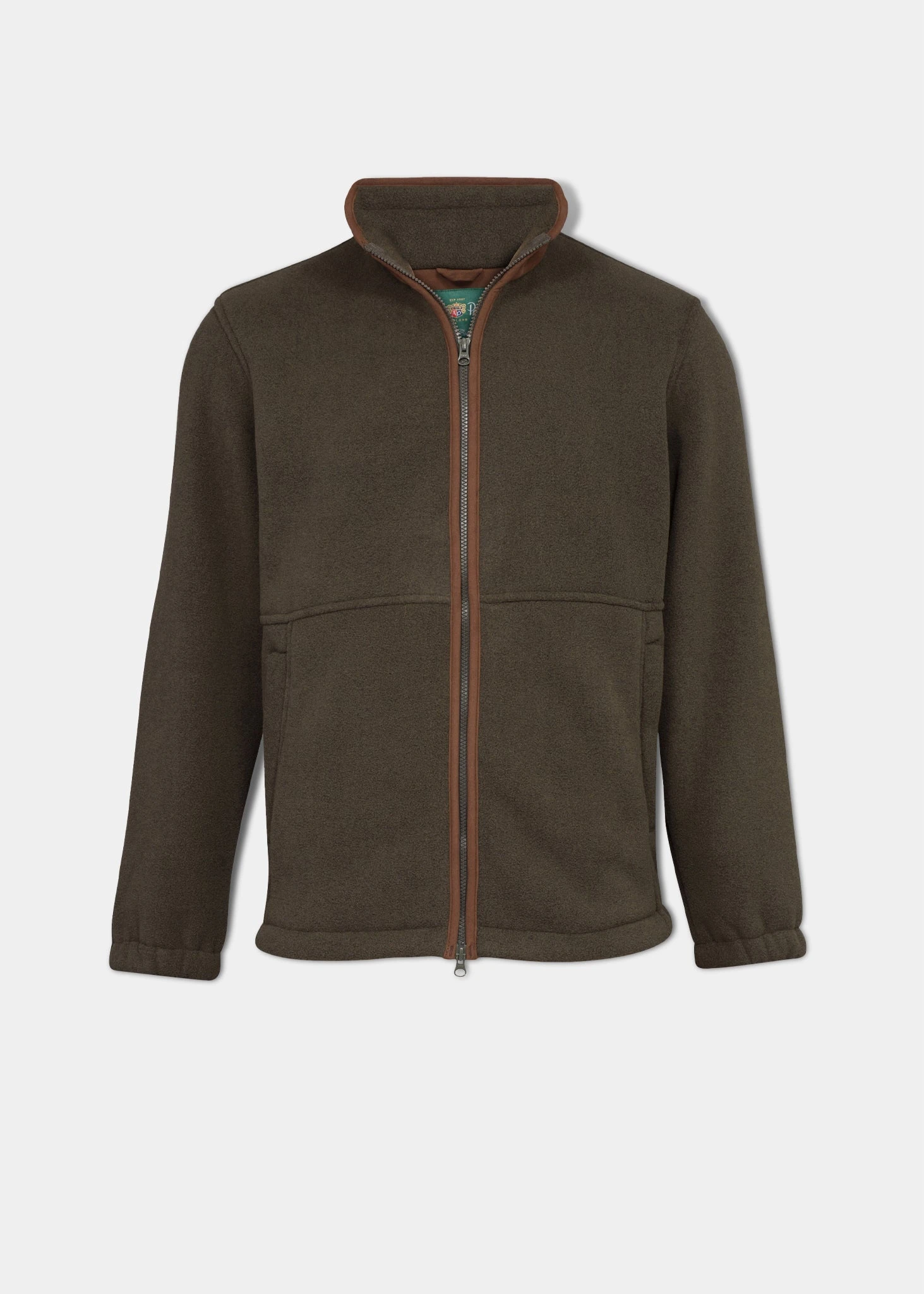 Aylsham Men's Fleece Jacket In Green - Regular Fit 1 Aylsham Men's Fleece Jacket In Green - Regular Fit