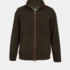 Aylsham Men's Fleece Windblock In Green - Regular Fit -Elegant Wear World mens fleece windblock green