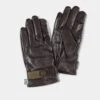 Men's Water Resistant Leather Shooting Gloves -Elegant Wear World mens water resistant leather shotting gloves brown