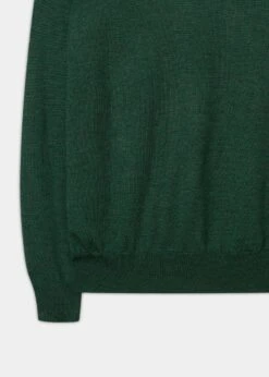Radstone Men's Merino Wool Jumper In Hunter - Regular Fit -Elegant Wear World merino wool jumper radstone hunter 3