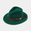 Richmond Ladies Fedora In Bottle -Elegant Wear World richmond ladies fedora hat green 1