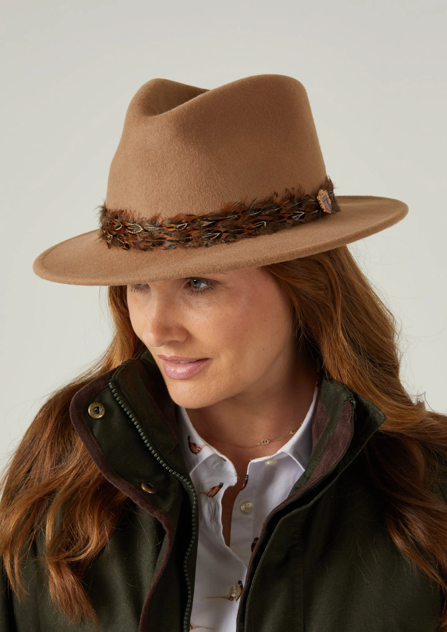 Richmond Ladies Fedora In Mink 5 Richmond Ladies Fedora In Mink - Image 5